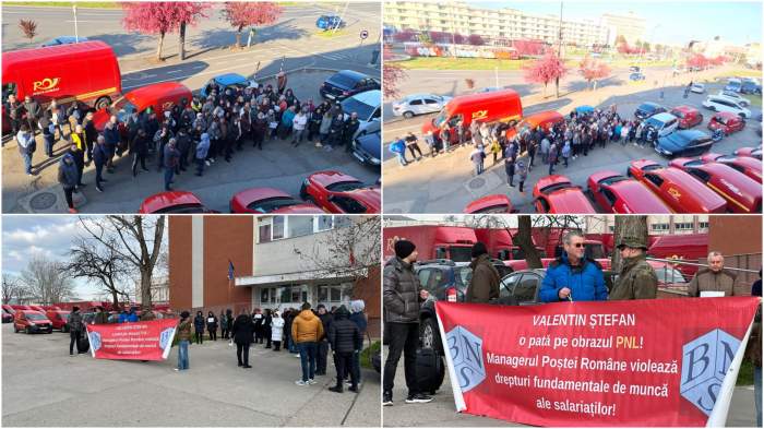 protest posta romana