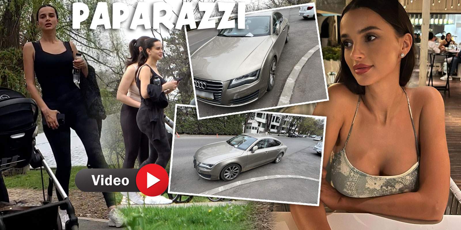 Prea ocupată cu sportul, mai puțin inspirată la parcare! Bianca Marina, fosta soție a lui Steliano Filip, sexy și rea la volan / PAPARAZZI