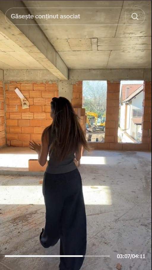 Valerie Lungu a făcut turul casei aflate în construcție. Cum va arăta locuința ei și a iubitului. S-au gândit și la camerele copiilor / FOTO