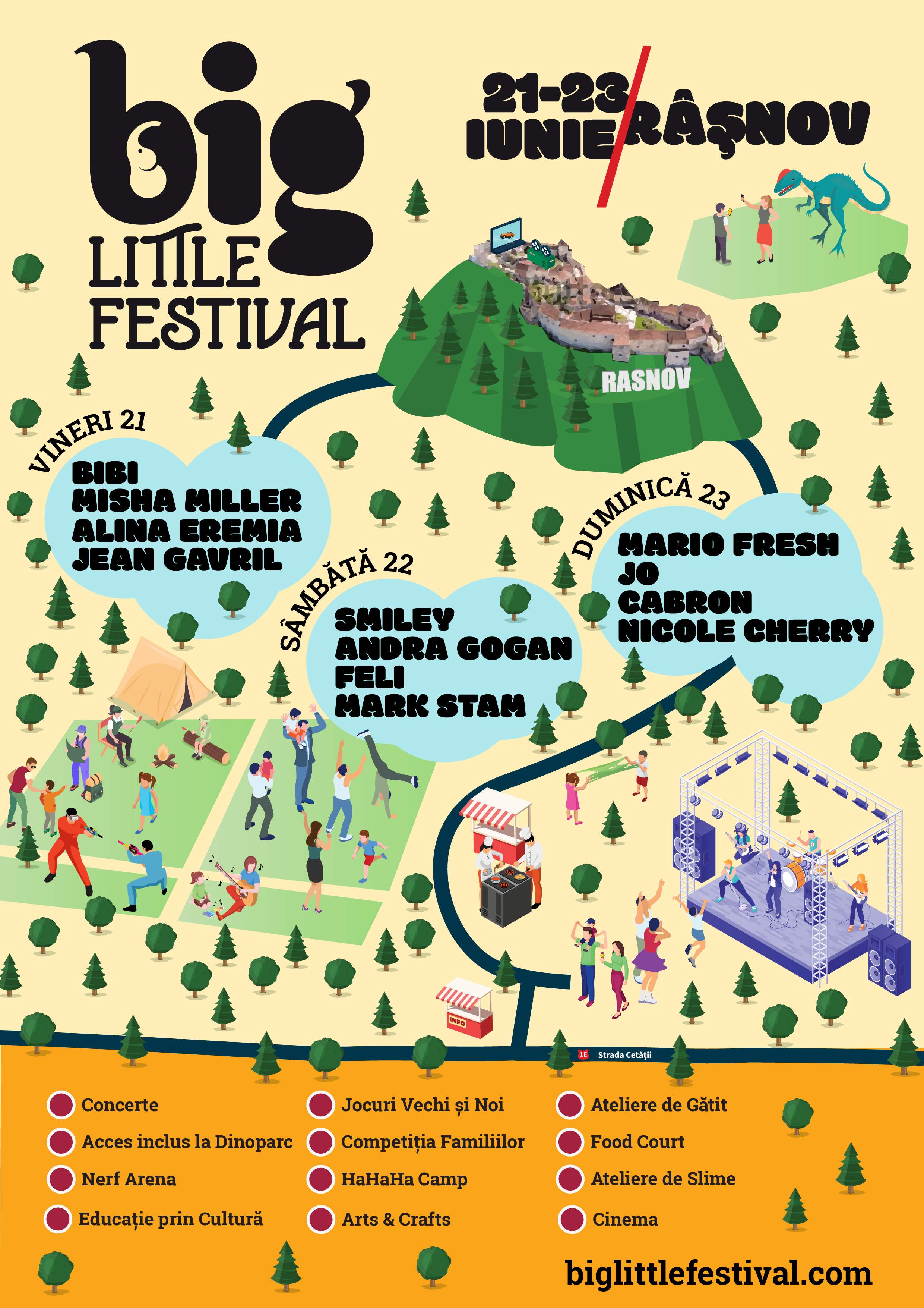 Big Little Festival, singurul festival din Europa de Est dedicat exclusiv conexiunii dintre părinți și copii va avea loc la Râșnov, între 21-23 iunie