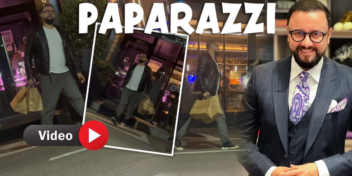 Pe cât de celebru, pe atât de modest! Cătălin Măruță este un cetățean model! Prezentatorul TV se conformează regulilor chiar și în restaurantele de lux! / PAPARAZZI