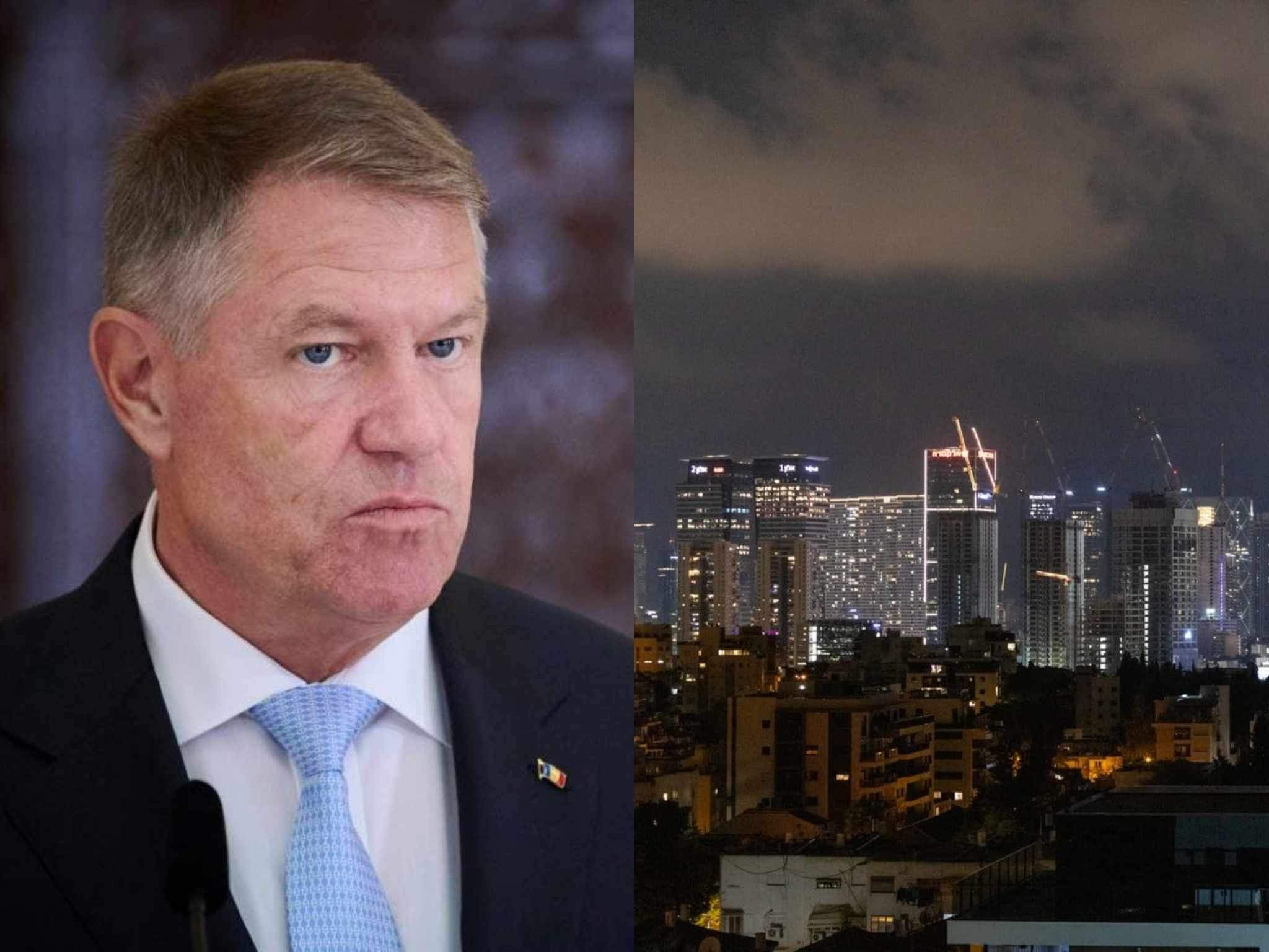 Klaus Iohannis și imagine din Israel