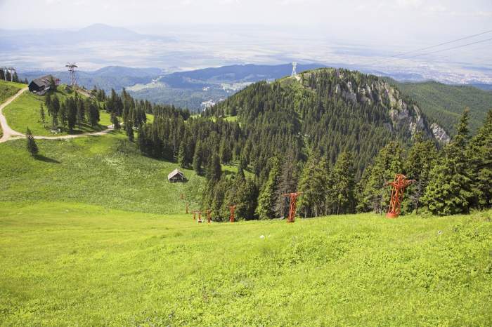 peisaj din Poiana Brașov