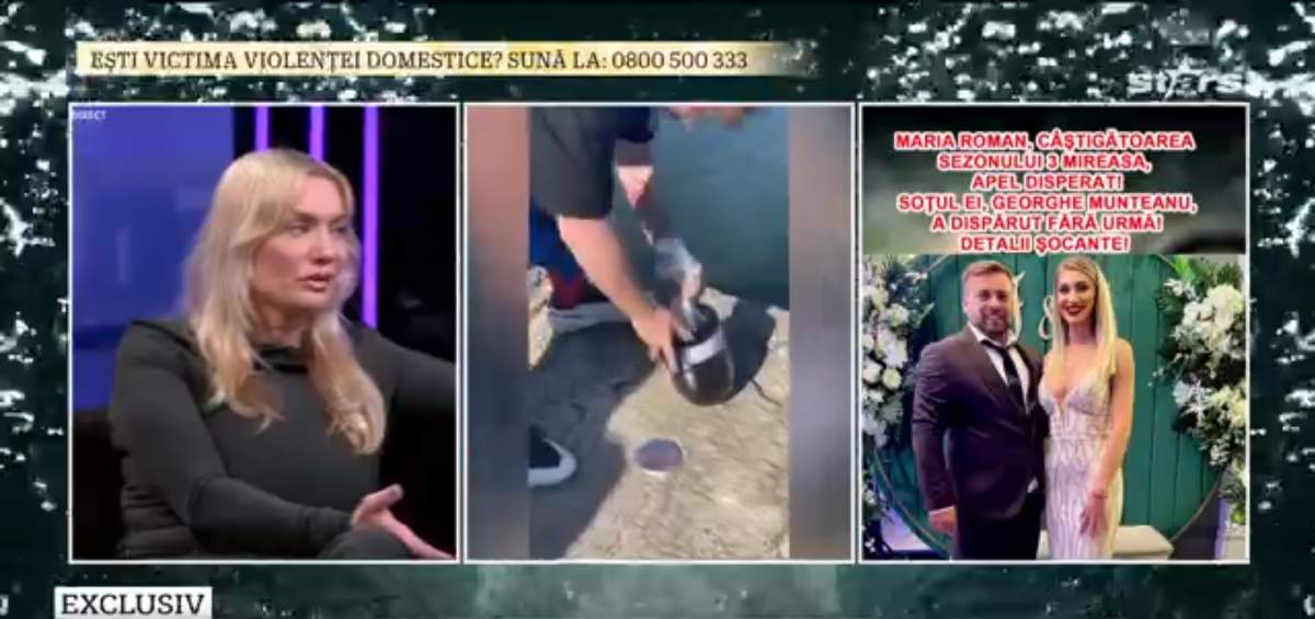 Captură de ecran de la Xtra Night Show cu Cristina Cioran