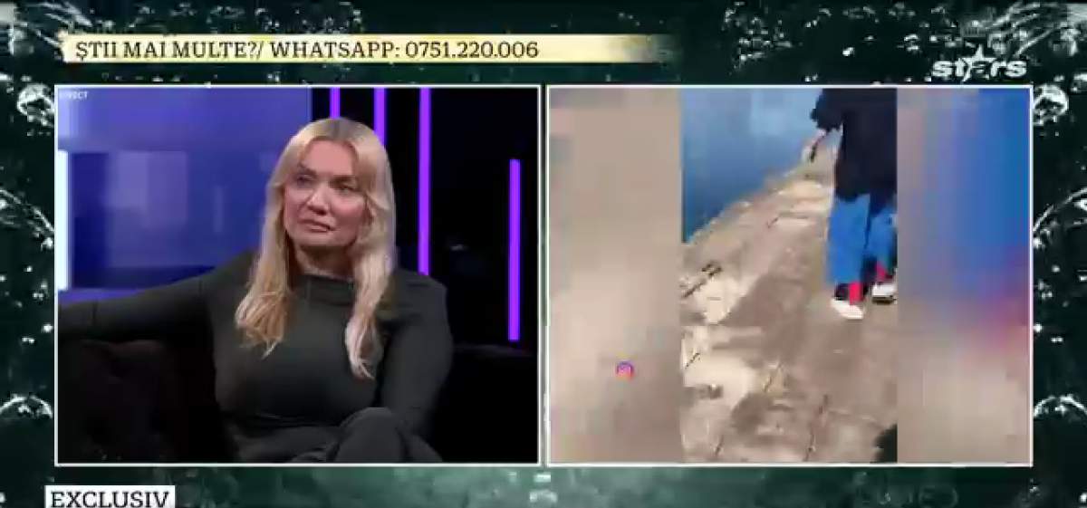 Captură de ecran de la Xtra Night Show cu Cristina Cioran