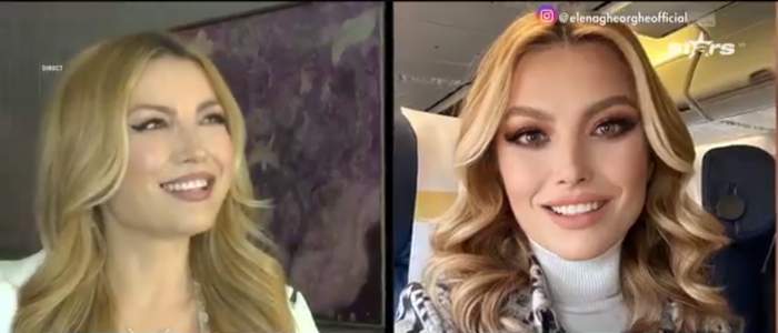 Captură de ecran de la Antena Stars cu Elena Gheorghe