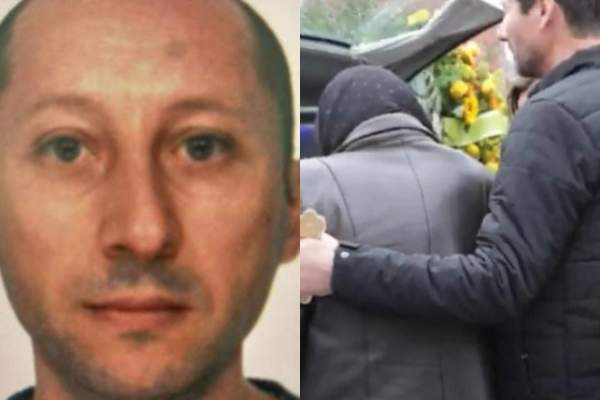 Petronel, românul mort în explozia din Italia, a fost condus pe ultimul drum. Soția lui, Laura, și gemenii celor doi nu și-au putut stăpâni lacrimile / FOTO