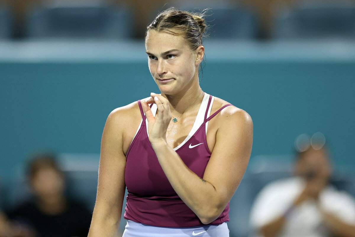 Imagine cu Aryna Sabalenka