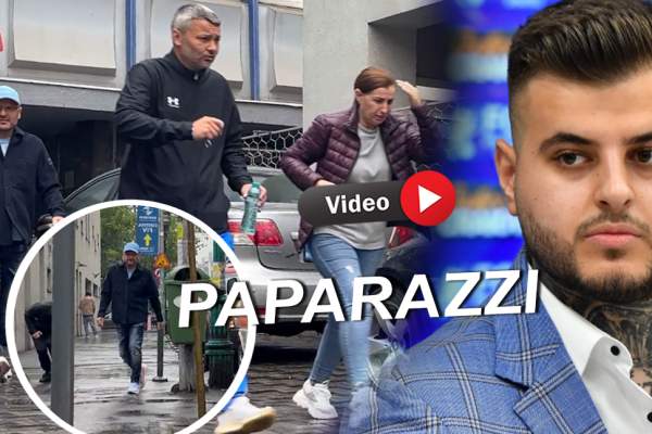 Primele imagini cu Adrian Mititelu și soția, în vizită la spital, după ce fiul lor a ajuns la urgențe cu supradoză de antidepresive / PAPARAZZI