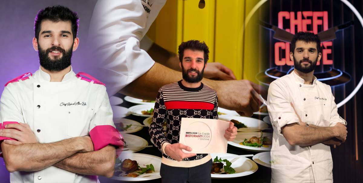 Juratul Chefi la cuțite, Richard Abou Zaki, desemnat cel mai bun Chef din Italia la gala de la Milano dedicată excelenței în gastronomie