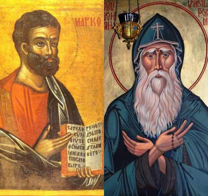 Calendar Ortodox 25 aprilie 2024 - Sfântul Cuvios Vasile de la Poiana Mărului şi Sfântul Apostol şi Evanghelist Marcu. Rugăciunea pentru vindecare pe care e bine să o rostești azi