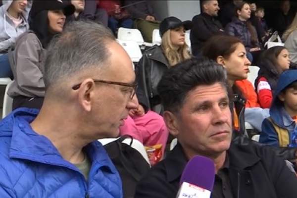 Xtra Night Show. Stelian Ogică, alături de soția lui, Alexandra, pe terenul de fotbal. Cei doi sunt căsătoriți de un an: „Sunt un bărbat împlinit”