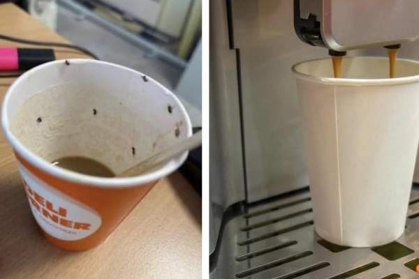 Tânără de 21 de ani, la un pas de moarte, după ce a băut cafea cu insecte într-un aeroport! Fata a rămas șocată când s-a uitat în pahar