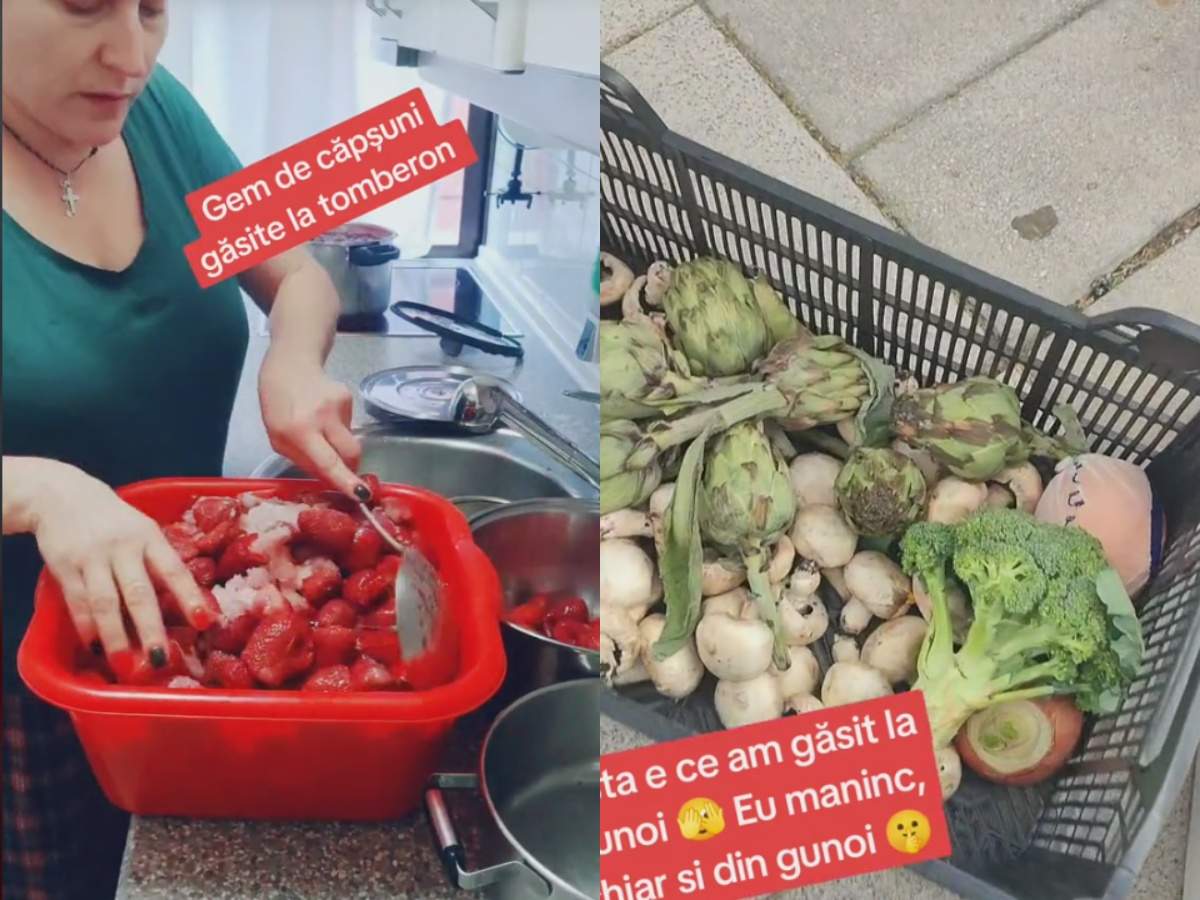 Colaj cu femeia din Spania care gătește din gunoi
