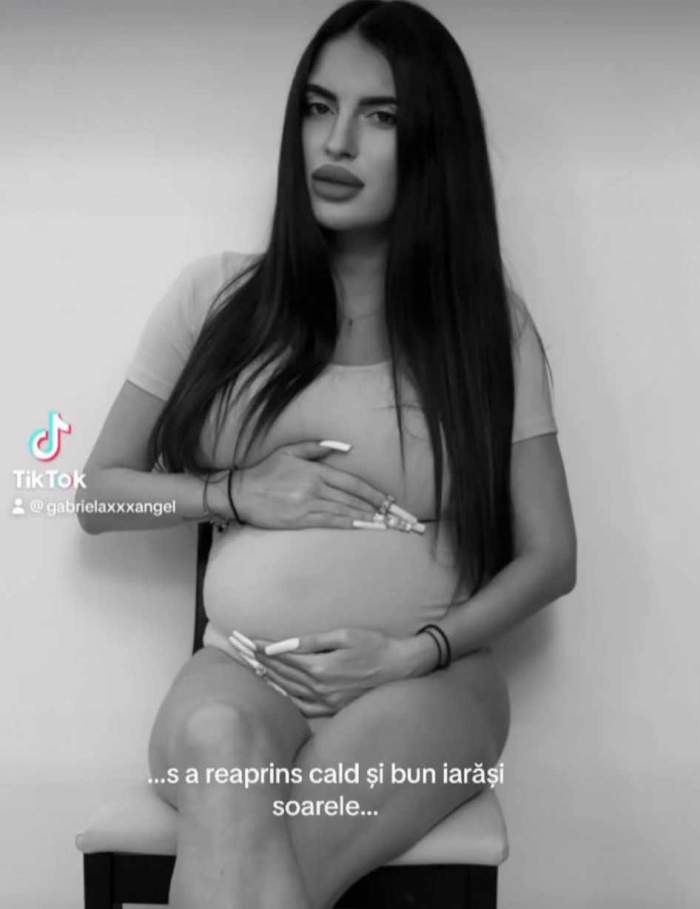 Gabriela Cristoiu însărcinată