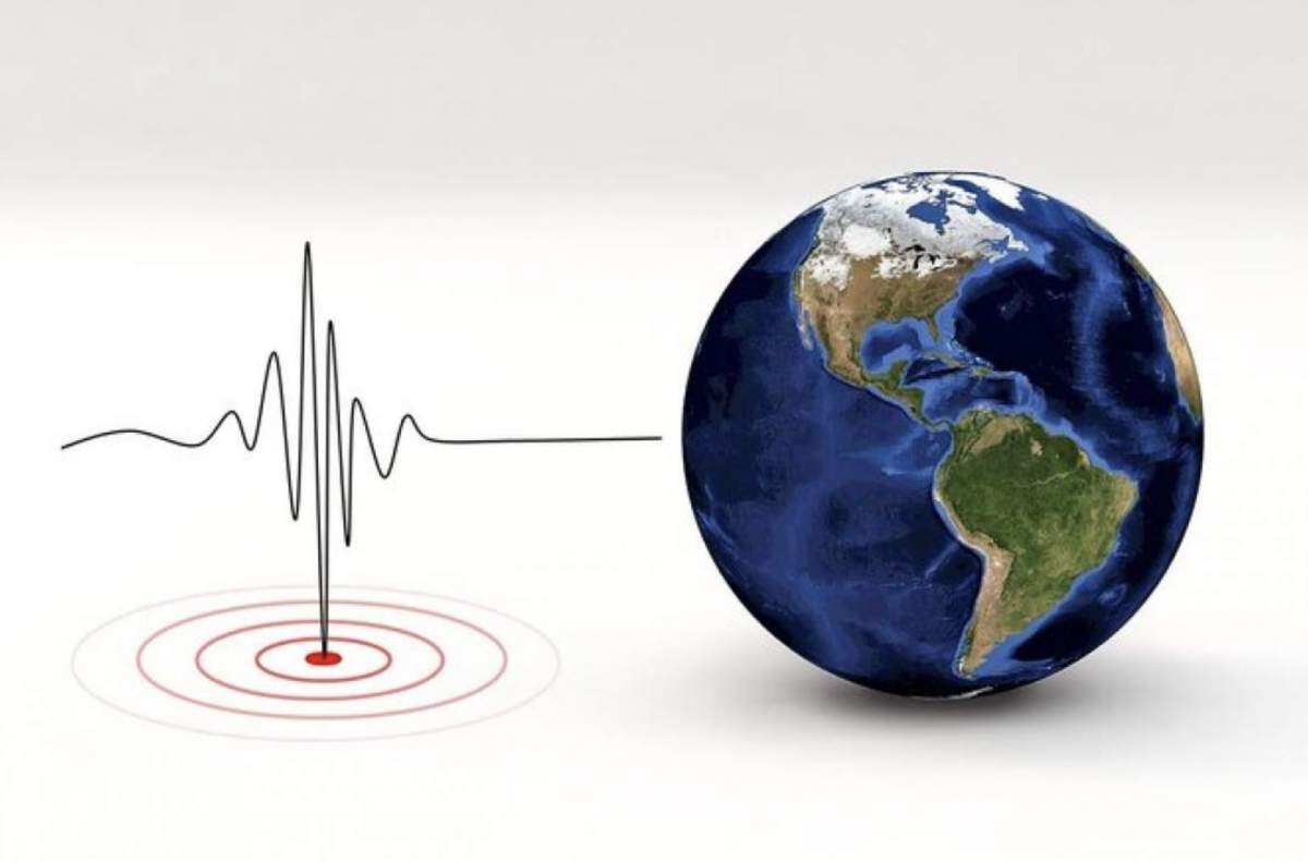 un cutremur și globul Pământesc