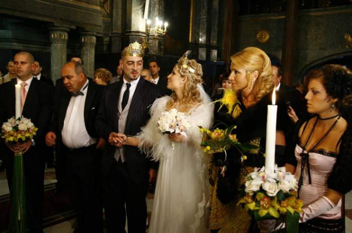 Imagine de la nunta lui CRBLcu fosta soție