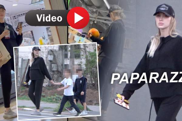 Ioana Marcu se descurcă excelent în rolul de mamă! Iubita lui Ciprian Marica poate face orice activitate însoțită de micuții ei / PAPARAZZI
