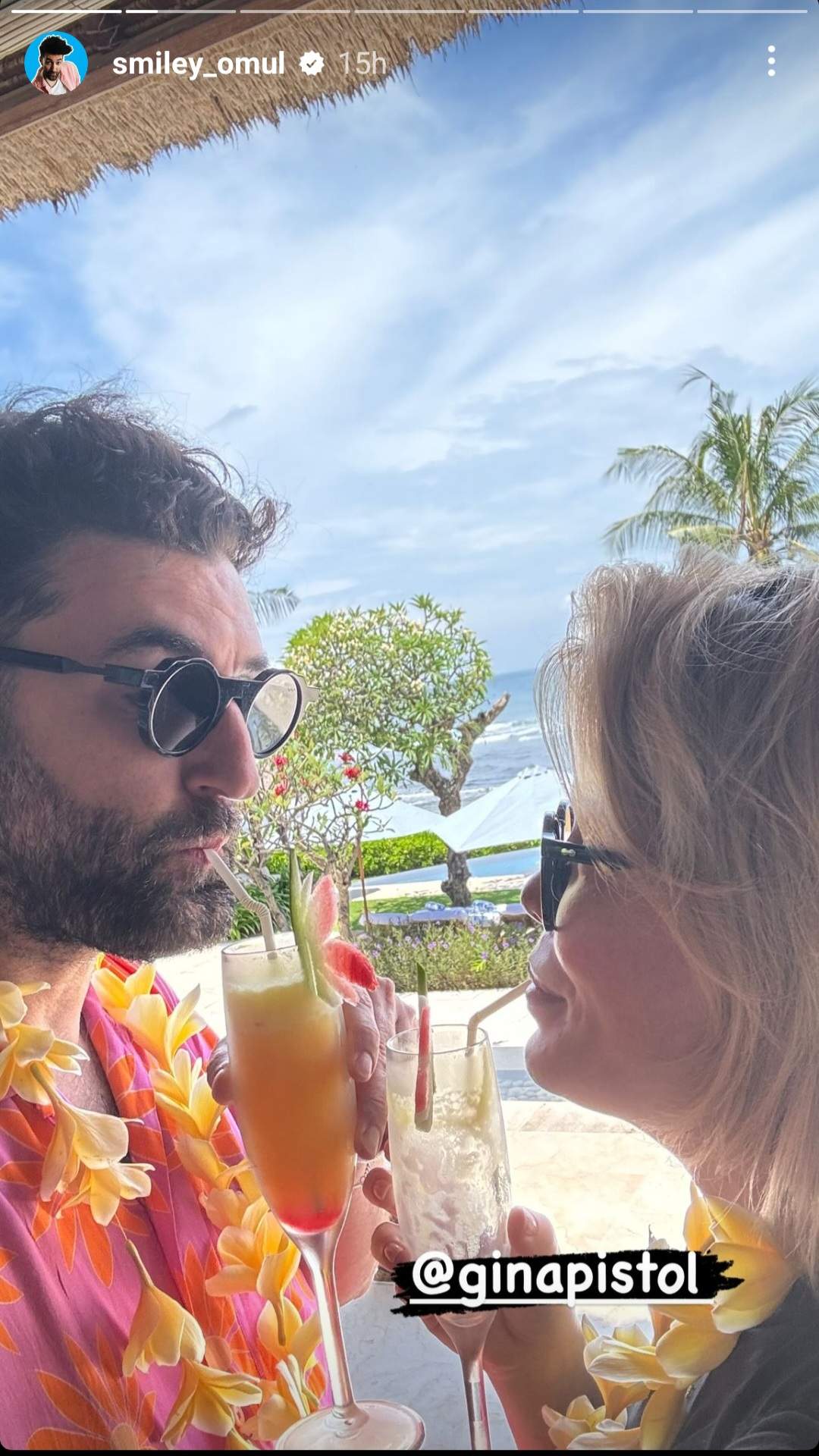 Gina Pistol și Smiley, momente romantice în vacanță. Au plecat în Bali pentru prima dată în urmă cu câteva zile / FOTO