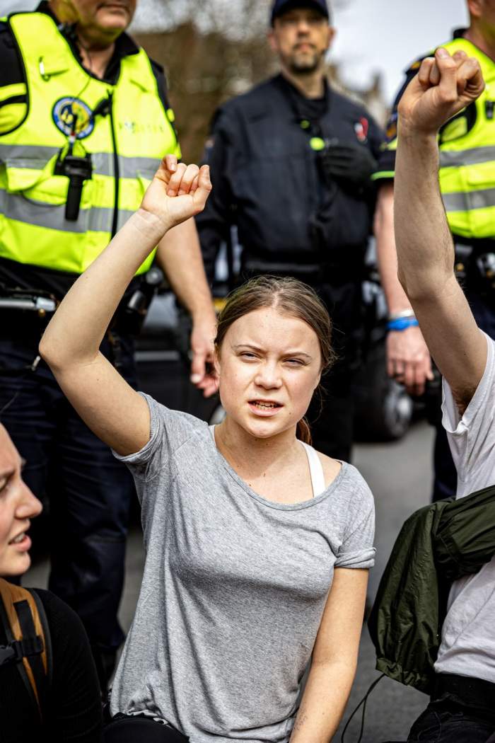 Greta Thunberg protest