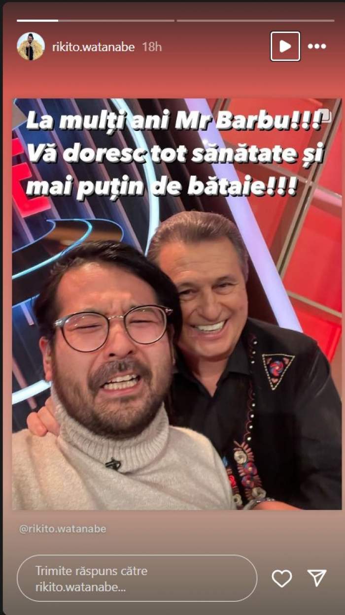 Rikito Watanabe, urare pentru Nea Mărin, de ziua lui de naștere: „Mai puțină bătaie”. Cât de bine se înțeleg cei doi / FOTO