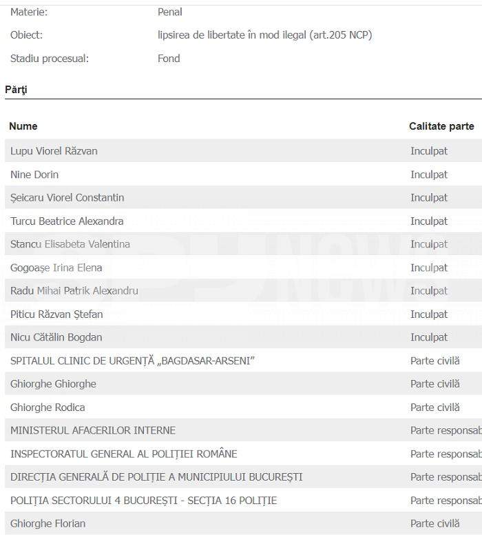 Liderul „torționarilor de la Secția 16”, un nou dosar / Ce le-a cerut judecătorilor!