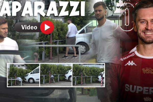 Damjan Djokovic face orice pentru a ajunge acasă cât mai repede. Gestul cu care fotbalistul de la Rapid i-a surprins pe cei din jur / PAPARAZZI