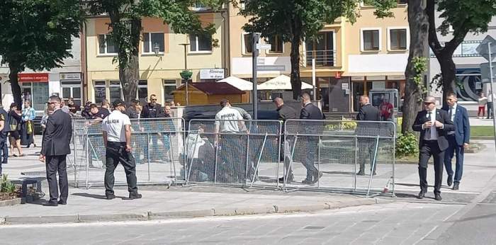 imagine de la locul incidentului din Slovacia