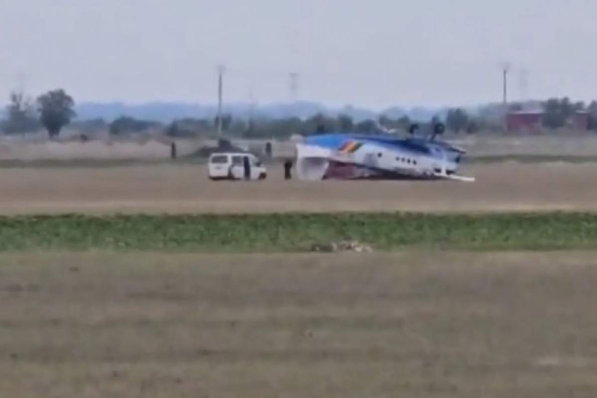 Avionul care s-a prăbușit în Buzău