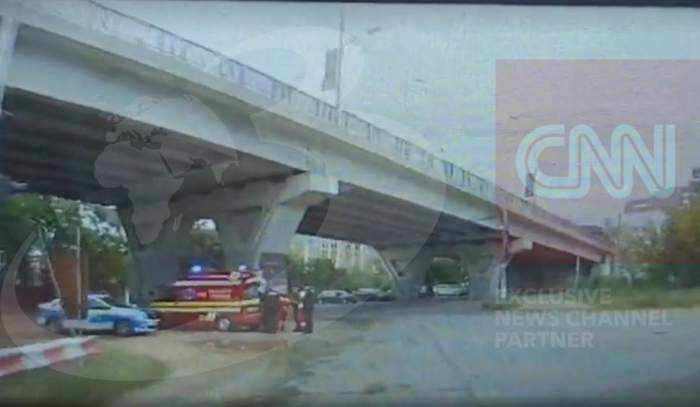 Imagine după răpirea bărbatului din București