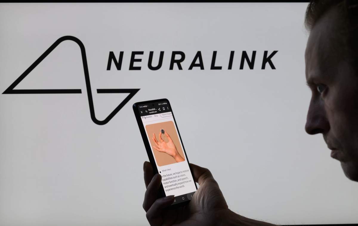 Neuralink - Ilustrație fotografică, Bruxelles, Belgia - 10 mai 2024