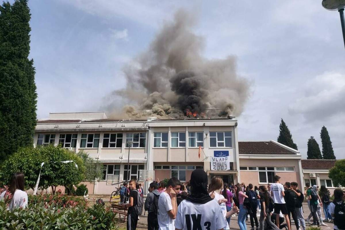 incendiu scoala