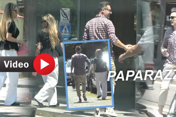 Mirel Rădoi nu merge nicăieri fără soția sa. Antrenorul de fotbal o are alături pe Viviana Rădoi și în zilele aglomerate / PAPARAZZI
