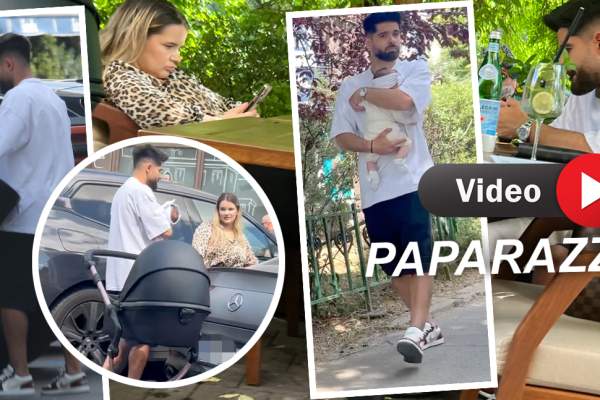 Primele imagini cu Ionuț Vînă în ipostaza de tătic! Fotbalistul se descurcă de minune în rolul de părinte / PAPARAZZI