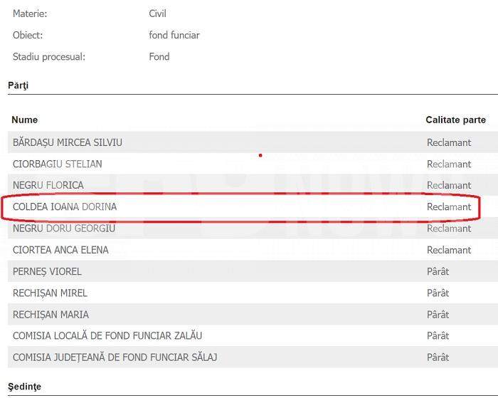 Soţia lui Florian Coldea, victorie în timp record, într-un dosar de moștenire