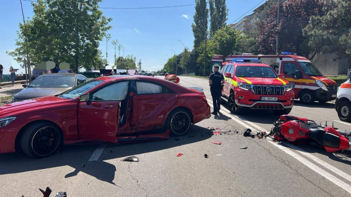 Accident tragic în Galați. Un polițist a murit, după ce un șofer neatent l-a lovit din plin