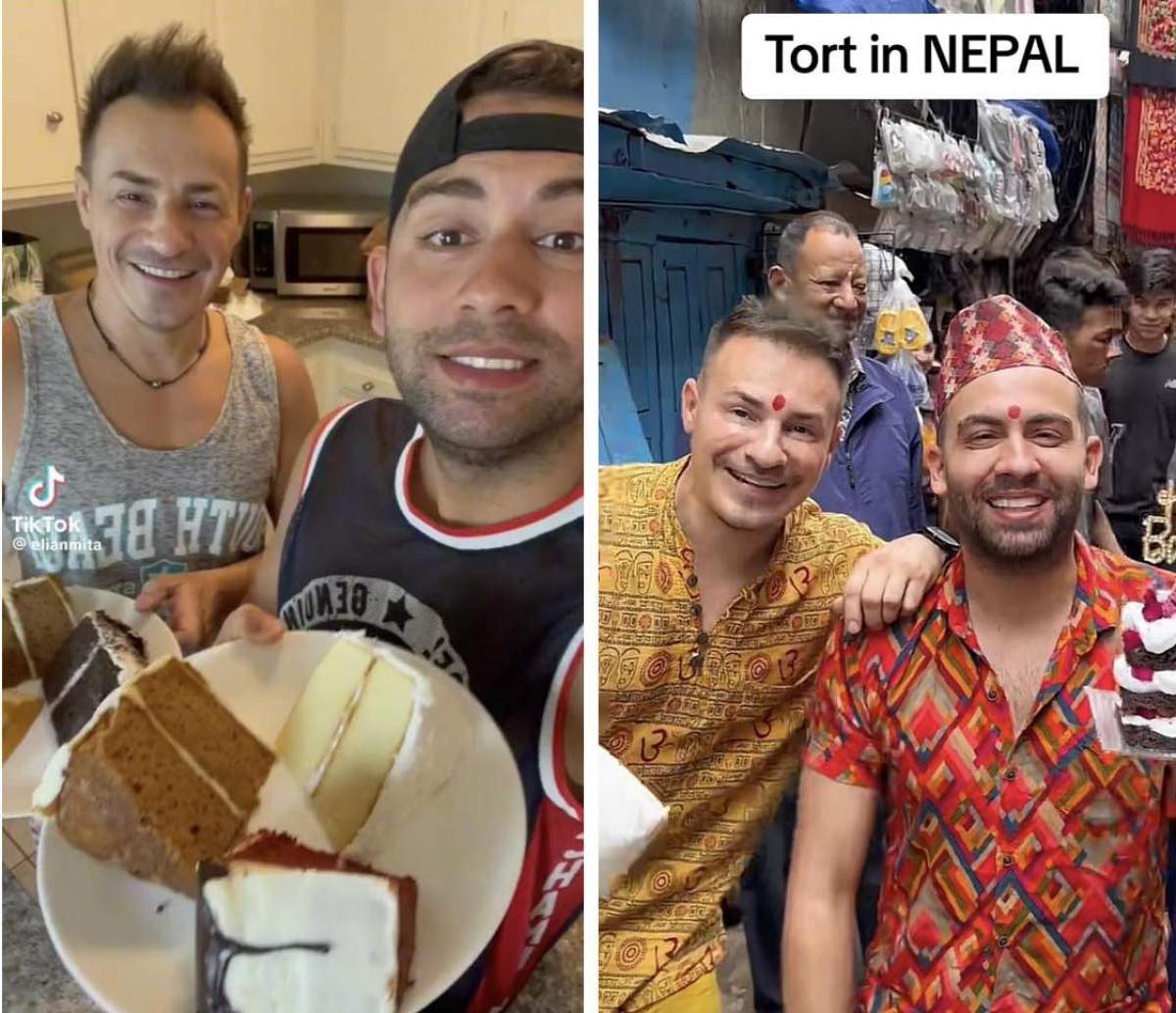Colaj cu Elian Miță și Marius Ghiță, cofetarii care fac furori pe TikTok cu prăjiturile lor Colaj cu Elian Miță și Marius Ghiță