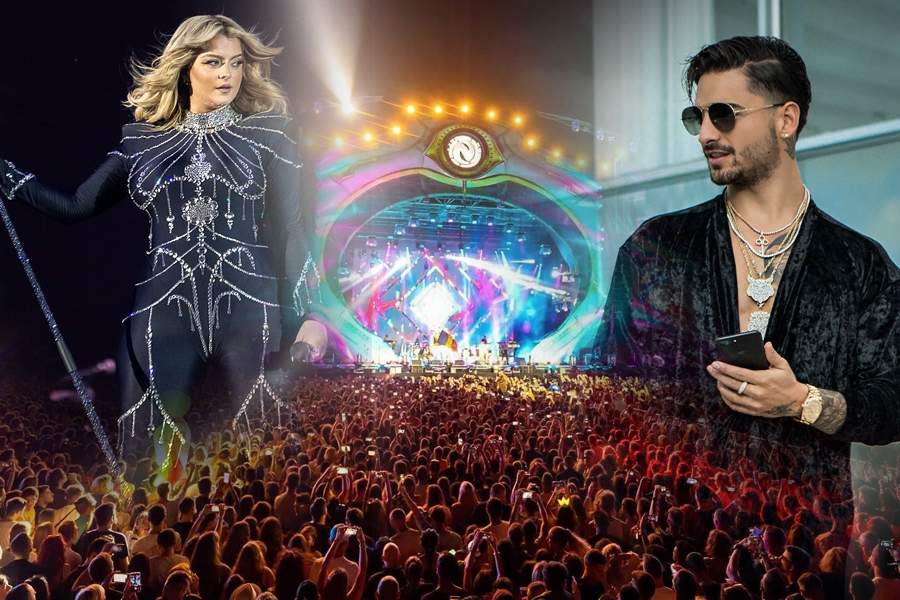 Bebe Rexha, Maluma și imagine din festival