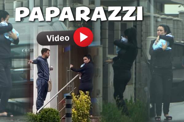 Daniela Crudu a fost externată! Primele imagini cu fosta asistentă TV, bebelușul ei și tatăl copilului! Cât de galant este iubitul vedetei / PAPARAZZI