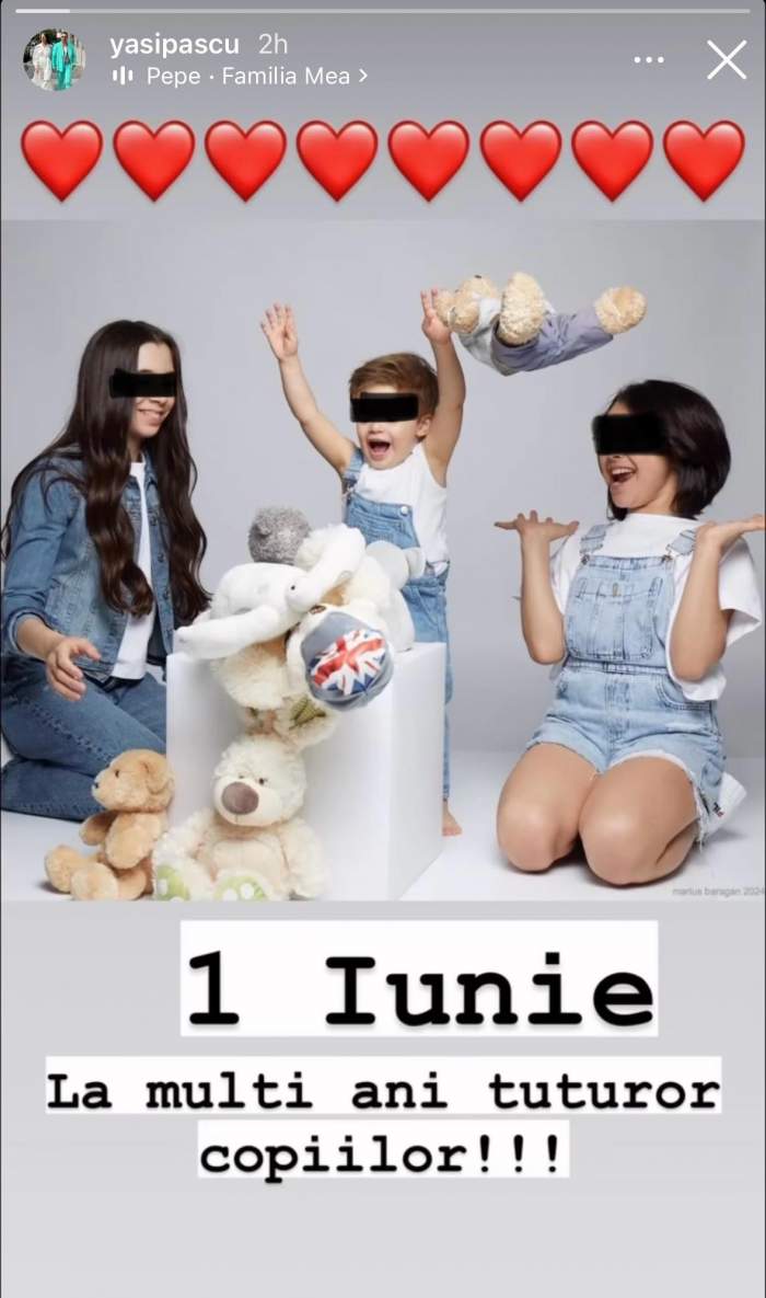 Yasmine Pascu a făcut o postare pe Instagram