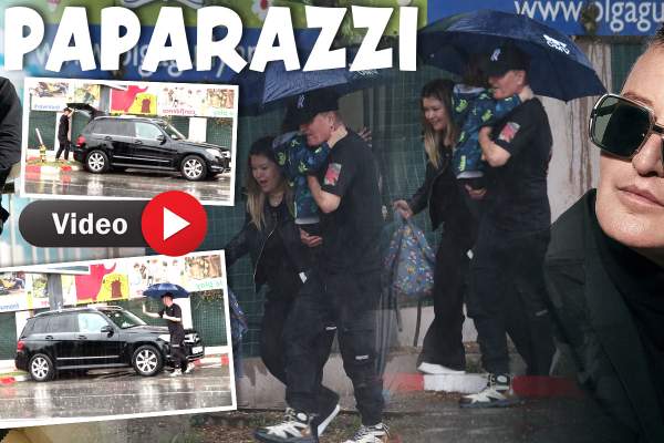 „Pas în doi”, pe ploaie! Aurel Moldoveanu și soția lui, romantici atunci când vremea este rea / PAPARAZZI