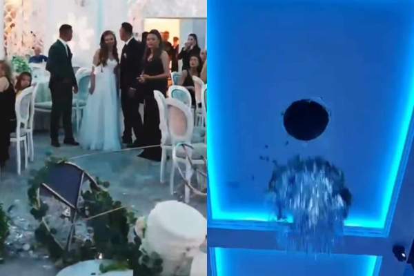 Știrile Antena Stars. Panică la o nuntă din Olt! Un tort a căzut din tavan! Mirele face acuzații dure. Cum răspunde patronul restauranului: ”Ne era prieten” / VIDEO