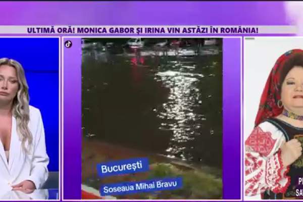 Știrile Antena Stars. Saveta Bogdan a făcut atac de panică! Artista s-a trezit cu apă în casă, în timpul furtunii: „Mă rugam la Dumnezeu” / VIDEO