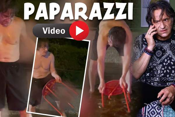 L-a luat furtuna pe nepregătite! Imagini rare cu Claudiu Bleonț! Actorul nu se teme să rezolve singur problemele / PAPARAZZI
