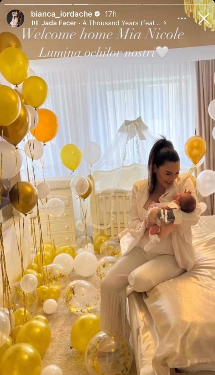 Bianca Iordache a fost externată! Bruneta și fetița ei au ajuns acasă după naștere. Imagine emoționantă / FOTO
