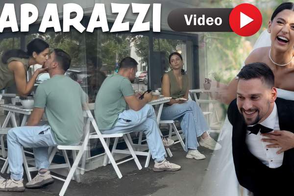 La ei, dragostea trece prin stomac! Vlad Gherman și soția lui, Oana Moșneagu, imagini în tandrețuri de la terasă. Cum au fost surprinși proaspeții însurăței! / PAPARAZZI