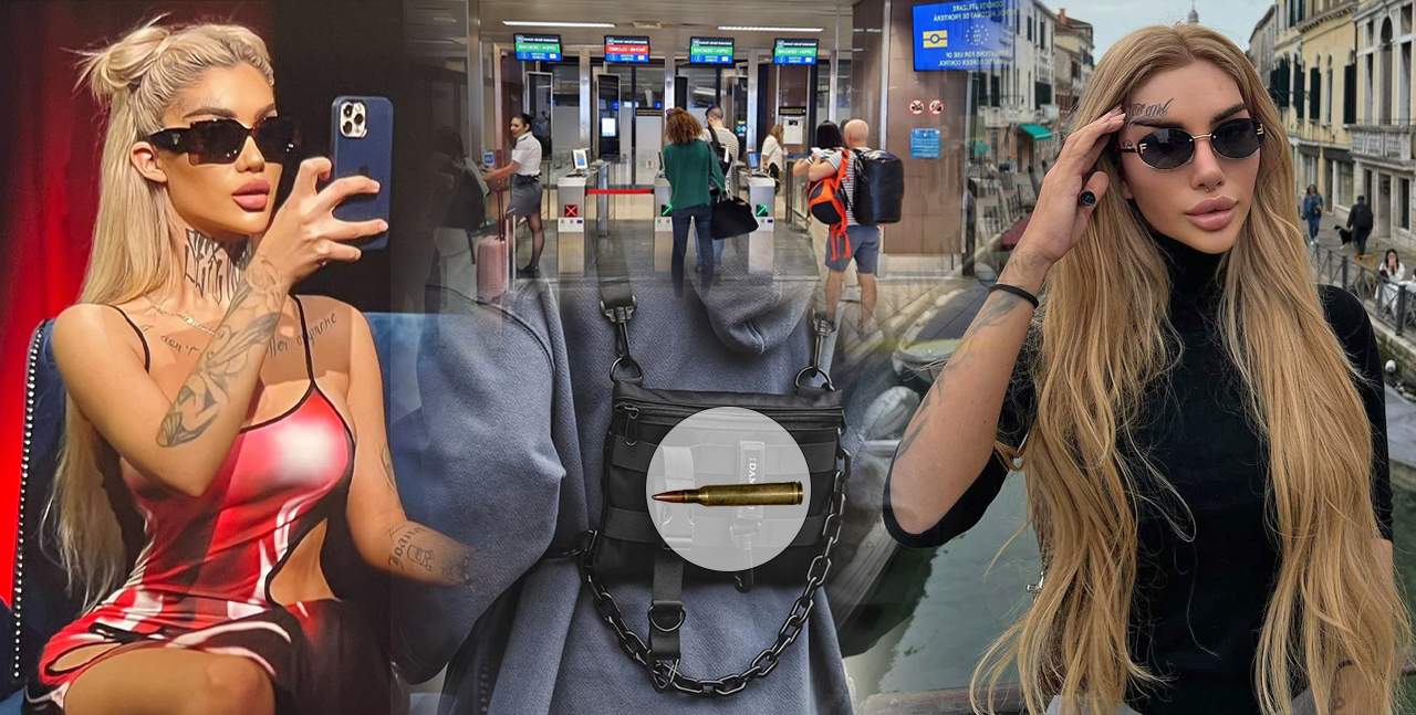 EXCLUSIV. Bia Khalifa, găsită cu un glonț în geantă, în Aeroportul Otopeni! Cum a ajuns proiectilul la ea și ce s-a întâmplat imediat după, la controlul de securitate!