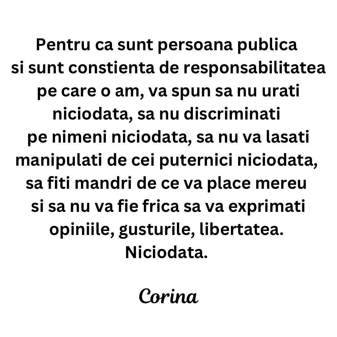 Corina Bud, prima reacție după ce a fost pusă la zid pentru că l-a criticat pe Babasha: „Nu mi-a fost niciodată frică să...”