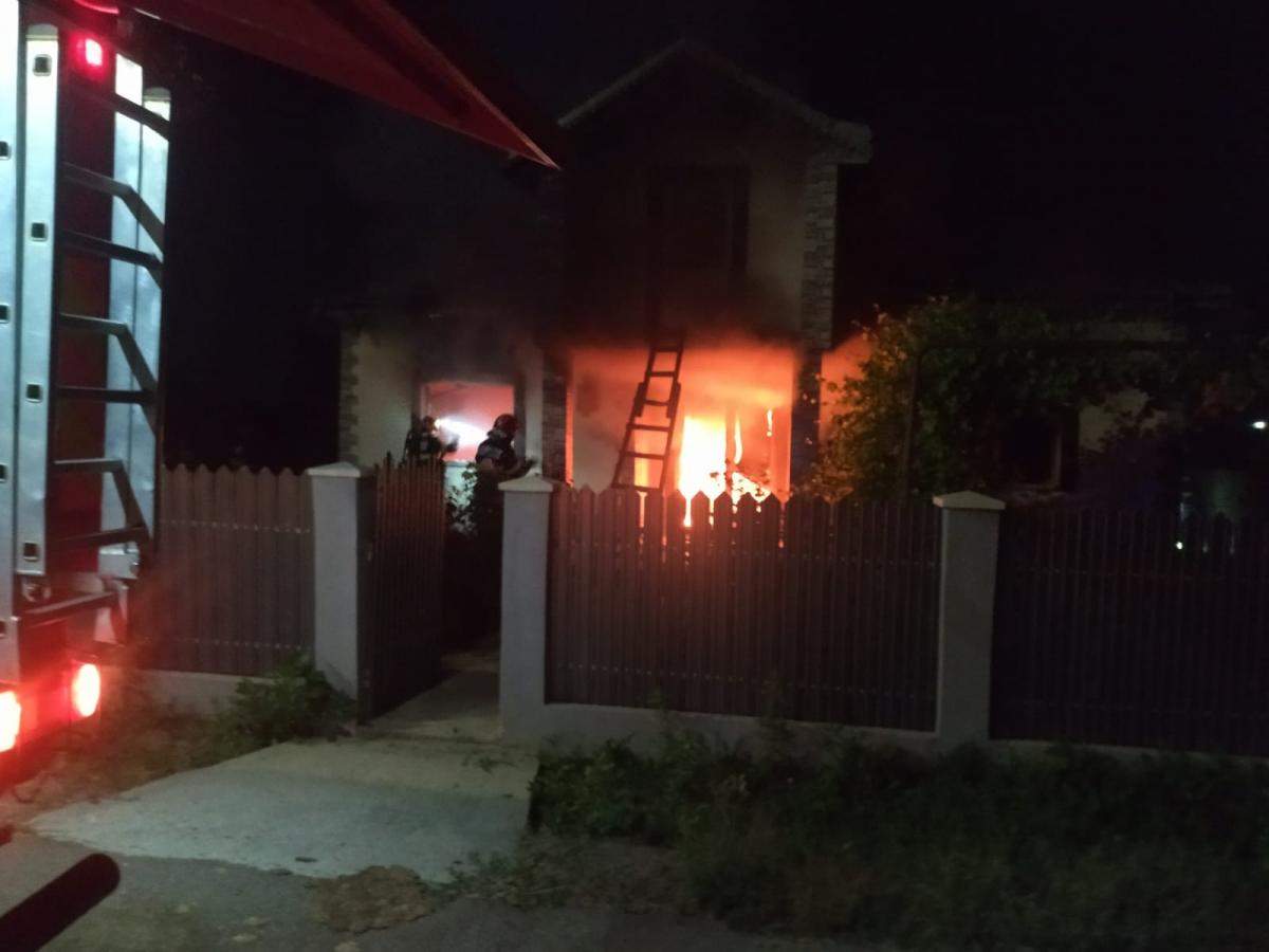 incendiu în Botoșani