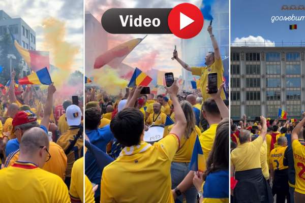 Suporterii români fac show pe străzile din Germania, înainte de al doilea meci al Echipei Naționale de la Euro 2024. Imagini de senzație / VIDEO